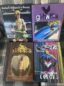 Gishwhes Yearbook Lot Of Four 2012, 2013, 2014, 2016 Hardback - Imagen 1 de 8