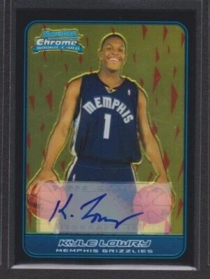 2006 BOWMAN CHROME CARTÃO DE NOVATO AUTOGRAFADO #136 KYLE LOWRY HEAT ESTADO PERFEITO RC AUTÓGRAFO SP - Imagem 1 de 2