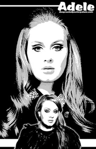 Póster ""Black Light"" de Adele - Imagen 1 de 1