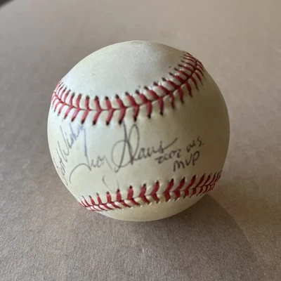 Troy Glaus Firmado MLB BÉISBOL “2002 WS INSCRIPCIÓN MVP” ANAHEIM ANGELS JSA MJR Foto 1 de 4