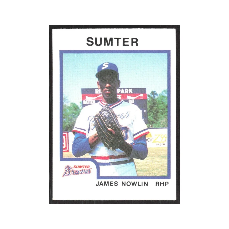 1987 ProCards Minor League James Nowlin Sumter Braves #1373 - Image 1 of 3