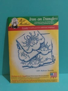 Aunt Martha's Hot Iron Transfer #3339 Bedroom Ensemble Brand New Sealed  - Picture 1 of 2