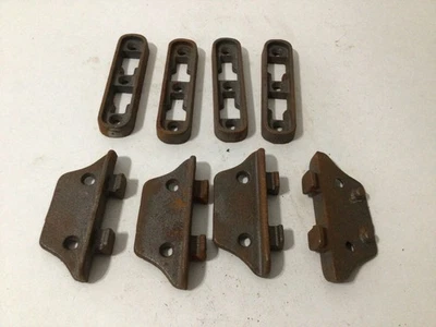 Набор из 4 пар чугунных крепежных деталей для кровати замки новые из старых запасов - Изображение 1 из 4