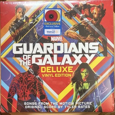 Guardians of the Galaxy  Deluxe Edition Soundtrack 2 LP Red Yellow Vinyl Sealed - Image 1 of 2