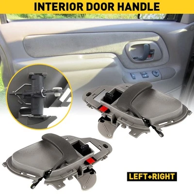 Interior Door Handle For 1995-1999 Chevrolet C1500 Front LH and RH Gray Inside V — 第 1/4 张图片