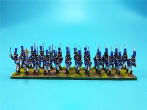 15mm Napoleonische bemalte französische Garde "Wehrpflichtige" in Shako Marsch Fr053 - Bild 1 von 5