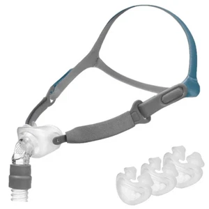Rio II Almohada Nasal CPAP Mascarilla Ajuste Pack Pequeño Mediano Grande Cojines NUEVO - Imagen 1 de 5