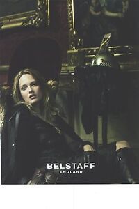 PUBLICITE ADVERTISING  2012  BELSTAFF England haute couture pour ELLLE