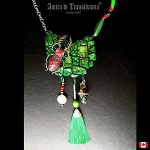 Luxury Necklace Jewelry Charm Chain Pearl Pendant Tree Scarab Nature Stone Pearl - Bild 1 von 24