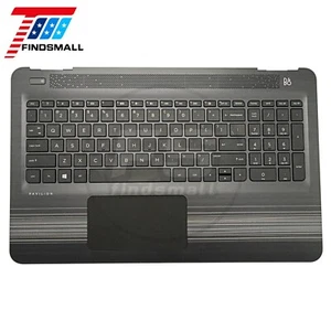 HP Pavilion 15-AU 15-AW 15-AU023CL Palmrest Keyboard No Backlit 856026-001 US - Picture 1 of 6