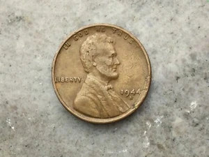 1944 S Lincoln Wheat Penny #2383 **ERROR**, Captain Abe, Rolled Rim *FREE S/H* - Picture 1 of 14