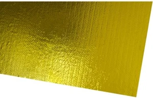 Raceworks Gold Heat Shield Sheet Self Adhesive 20" X 20" - Picture 1 of 4