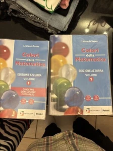 COLORI DELLA MATEMATICA -LEONARDO SASSO ISBN 9788849422184A - Foto 1 di 1