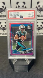 Bryce Young 2023 Donruss Pink Optic Preview Prizm #311 Rookie RC PSA 10 - Bild 1 von 2