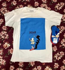 NEW Sonic The Hedgehog Boys Socks WITH SHIRT 6 Pairs Size 3-9 LARGE - Picture 1 of 8