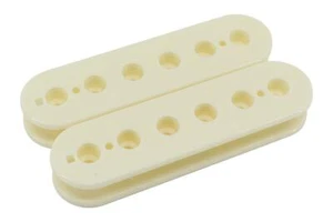 Humbucker Screw Side Pickup Bobbin Aged White 49.2mm 2pk for pickup makers - Picture 1 of 3
