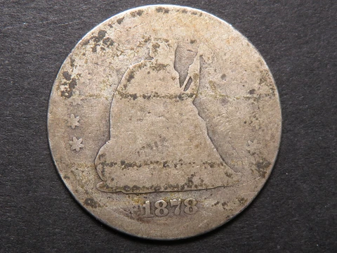 1878-P Liberty Seated Quarter Cover