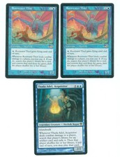 3x Rare Blue MTG Merfolk Rootwater Thief & Thada Adel Acquisitor Free Tracking