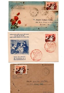 VIETNAM 1975 COVER FDC COVER USED MIX LOT - Picture 1 of 2
