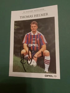 FC Bayern München , T. Helmer , Autogrammkarte, Fussball - Bild 1 von 1