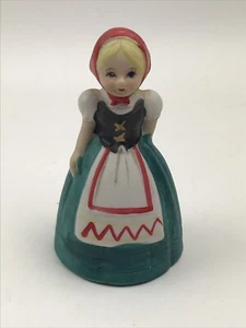 Jeffery Snyder New York J.S.N.Y. Taiwan Bell German Girl Bonnet Hand Painted - Picture 1 of 9