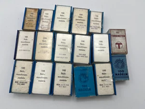 17 Pck. Industrie-Nähmaschinen-Nadeln-Konvolut-Geschäftsauflösung-Sattlerei - Picture 1 of 1