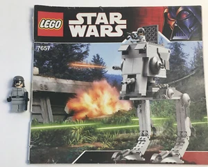 LEGO Star Wars 4/5/6 Imperial AT-ST Pilot Minifig + AT-ST Instruction 7657 lot 2 - Picture 1 of 5