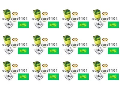 Juego de 12 filtros de aceite de motor Mercedes-Benz C280 Mann HU718/5X 0001802609 Foto 1 de 2