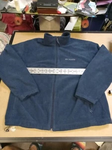 Columbia Sportswear Co.. Fleece Xl Jacket 44" Chest Excellent Condition  Blue - Picture 1 of 6