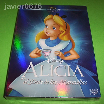ALICIA EN EL PAIS DE LAS MARAVILLAS CLASICO DISNEY 13 - DVD PRECINTADO SLIPCOVER - Imagen 1 de 2