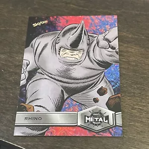 2021 Marvel Metal Universe Rhino Grandiose FX HS High series Holo 168 UD Skybox - Picture 1 of 4