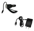 2 AMP Car Charger + Wall Travel Charger for Samsung Galaxy S5 Active SM-G870