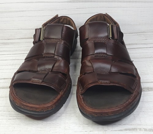 Sandali Timberland da uomo Smart Comfort System fibbia tacco ad anello cinturino taglia 11M