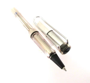 MAGNIFIQUE STYLO ROLLER BILLE DE PRESTIGE LAMY MODELE SAFARI DEMONSTRATOR A430 - Imagen 1 de 9