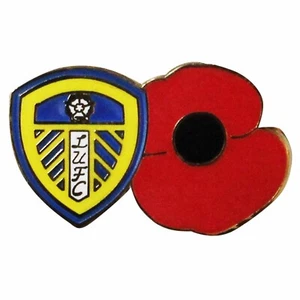 Nuevo Pin Insignia Leeds Utd & P0ppy, Leeds Utd Fans Recuerdo Pin Insignia - Imagen 1 de 2