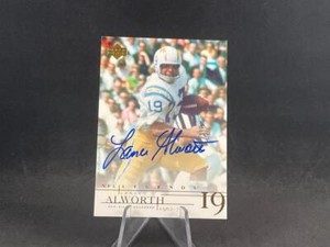 2001 UPPER DECK NFL LEGENDS FOOTBALL LANCE ALWORTH #LA AUTO SP TO /100 CHARGERS