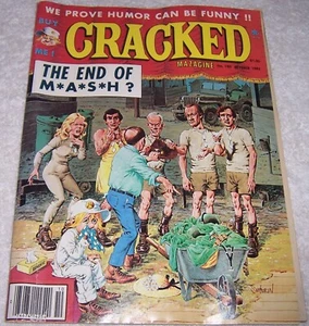 Cracked Magazine October 1982 The End of M A S H Mash TV Show - Picture 1 of 2