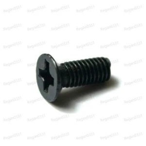 M2 M2.5 M3 M4 schwarz Kreuzschlitz Einbausenk Flachkopf Maschinenschrauben - Bild 1 von 4