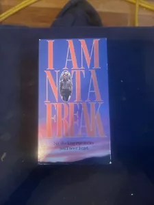1987 I AM NOT A FREAK VHS DOCUMENTARY FOX HILLS VIDEO RARE OOP - Picture 1 of 4