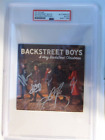 Backstreet Boys Signed Autographed CD Art Card PSA DNA Slabbed