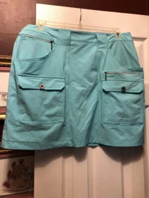 NUEVO CON ETIQUETAS Damas JAMIE SADOCK Omni Aquadesiac AIRWEAR GOLF SKORT - Talla 16 $110 Foto 1 de 2