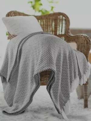 Nature 100% Cotton Sofa Throw Large Sofa Couch Throws Hippie Bedding Shawl Wraps - Image 1 of 4