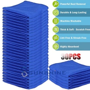 30 Toallas De Microfibra 11x11 Secado Rapido Para Limpieza Autos Carros Cocina - Bild 1 von 22