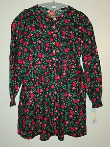 NEW GIRLS CAT & JACK FLORAL DRESS W/ POCKETS SIZE M 8 - Picture 1 of 10