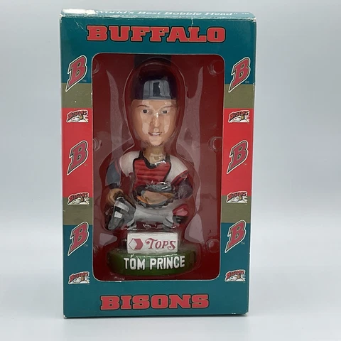 2003 Tom Prince Buffalo Bisons Bobblehead Bobble Head NIB SGA Cover