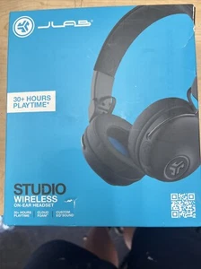 Jlab Studio Wireless On-Ear Headphones Shelf Worn Box - Picture 1 of 3