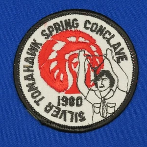 Boy Scout Silver Tomahawk Lodge 80 1980 Spring Order Of The Arrow Patch 254C2 - Picture 1 of 2