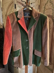 MCM THE LIMITED Finest Quality COLLECTION Women’s Velvet Blazer M 10/12 Italy - Picture 1 of 15