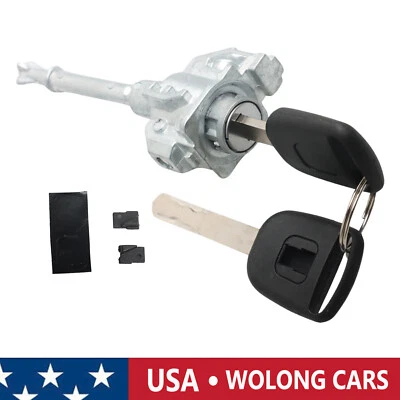 Front Door Lock Cylinder + 2 Keys Kit Left Fit for 2012-2016 Honda CR-V  - Image 1 of 4