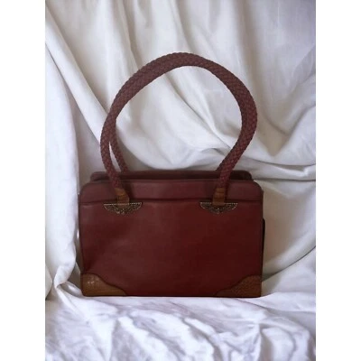 Bueno of California Mix Media Satchel Tote Bag - Image 1 of 4